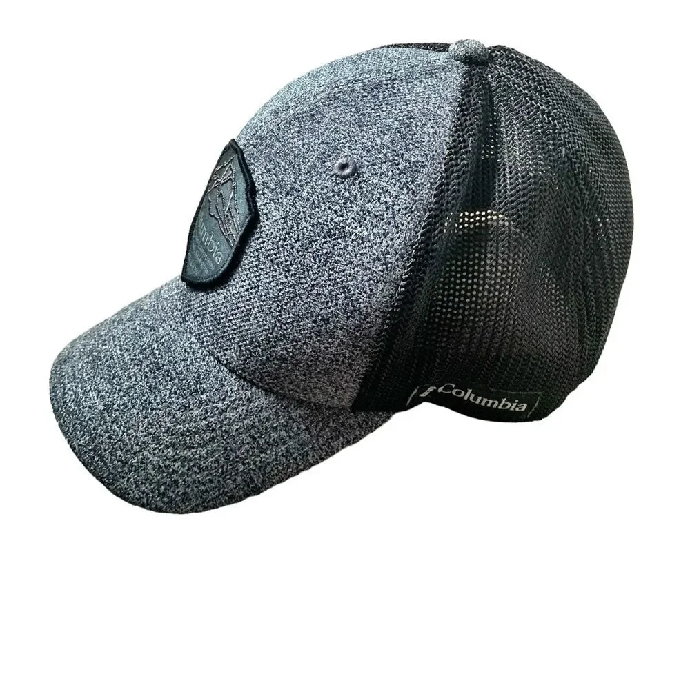 Columbia Black Grey Mesh Baseball Cap